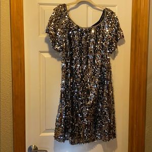 Sequin mini dress